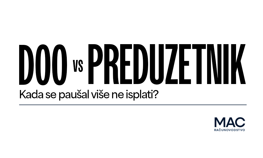 DOO ili Preduzetnik: Šta se više isplati u 2026?